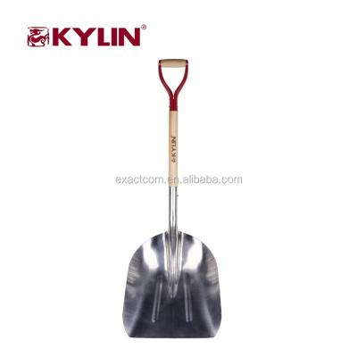 China Agriculture Shovel Cheap Price Aluminum Scoop Snow Shovel With Ergonomic Handle for sale