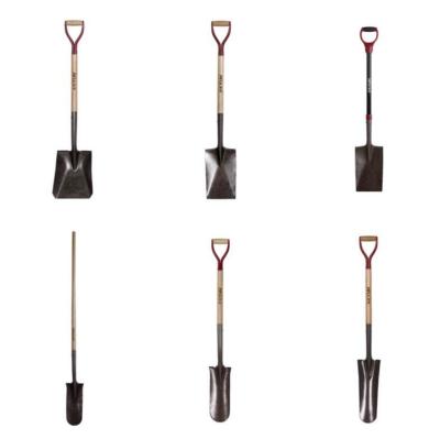 China Garden shovel drain shovel with wooden handle for sale