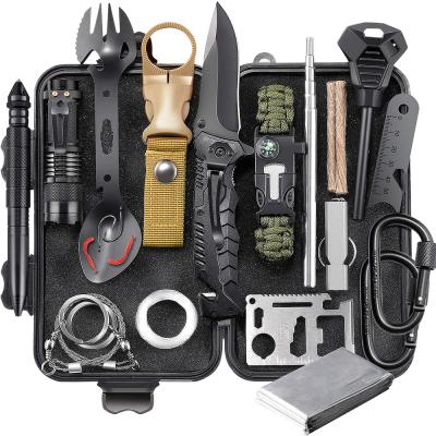 China Portable OT15 Survival Gear Kit, Emergency EDC Survival Tools 24 In 1 SOS Earthquake Aid Equipment, Cool Top Instruments For Camping Hiking for sale