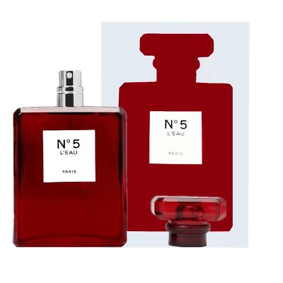 China Daily Care 100ml 3.3oz Daily Version Ch*nel NO.5 Top Quality Red Edition Perfume Eau De Toilette Body Spray Luxury Perfume For Women for sale