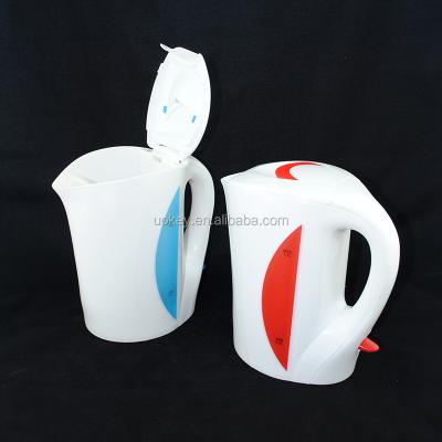 China Cordless Home Appliance 1.7L Immersed Heating Element Cordless Plastic Electric Kettle for sale