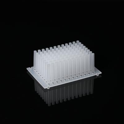 China High Quality 96 Hole PP Magnetic Rod Sleeve For Nucleic Acid Extraction Single Tube Deep Plate for sale