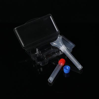 China PE good quality factory direct saliva collector 10ML single tube full set for sale