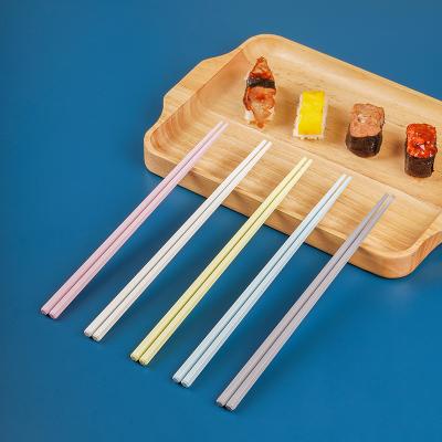 China Table Viable Non-Slip Color Lightsaber Chopsticks Alloy Chopsticks Heat Resistant Set for sale