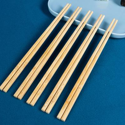 China Viable hot sale carved bamboo chopsticks wholesale custom made non-deformable bamboo chopsticks set for sale