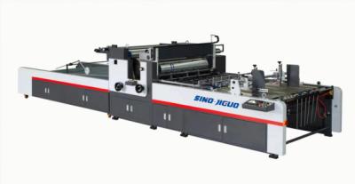 China JIGUO Window Patching Machine 900×680mm Tissue Box Corner Cutting Creasing for sale