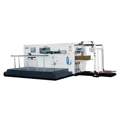 China Paper Semi Automatic Die Cutting Machine Three Stripping Unite Box Die Cutting Machine for sale