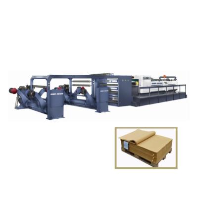 China ZWC-1400-4 Roll Paper Sheet Cutter Machine Four Roll Paper Roll To Sheet for sale