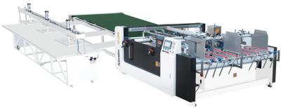 China 1650x1060mm Semi Automatic Folder Gluer Machine Corrugated Carton Box for sale