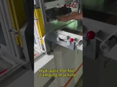 How to use the pull-out plate of Hydraulic hot foil stamping machine