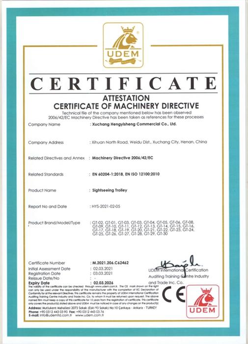 CE - Xuchang Hengyisheng Commercial Co., Ltd.