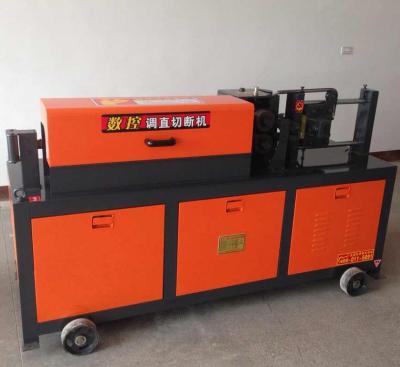 China Wires Competitive Price Steel Bar Straightening And Cutting Machine / CNC Rebar Cutting Machine for sale