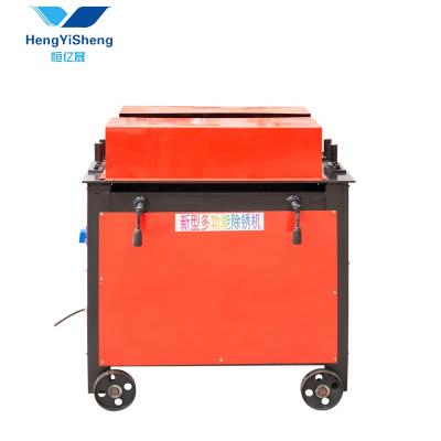 China Building Material Shops Multifunctional Pipe Rust Removing Machine Rebar Derusting Machine Metal Polish Machine for sale