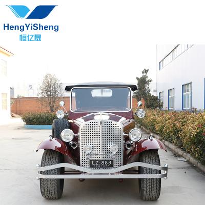 China High End New Design Luxury Red Golf Vintage Electric Venue Car for sale