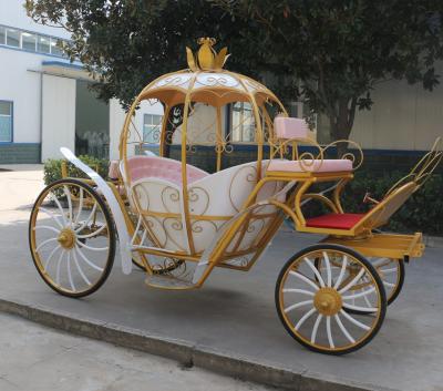 China Wedding Cinderella Pumpkin Luxury Horse Carriage Wedding Carriage For Sale for sale