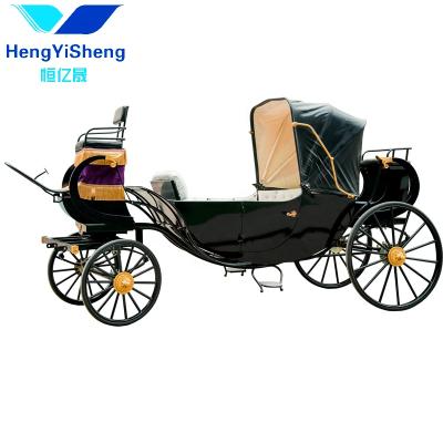 China Exhibition Victoria Horse High Quality Sightseeing Carriages/Luxury Four Wheels Horse Sightseeing Carriages For Sale for sale