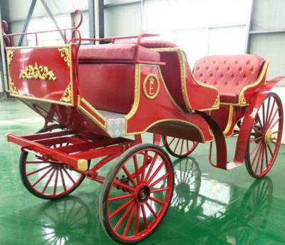 China Wedding Sightseeing Horse Carriage Horsedrawn Vehicles Tourist Carts for sale