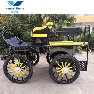 China Wedding 4 wheel horse cart / high quality marathon horse cart for sale for sale