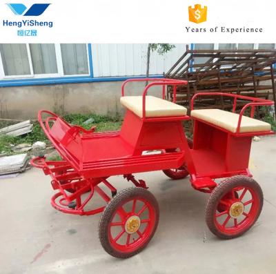 China Wedding Big Mini Promotion 4 Wheel Horse Carriage / Pony Horse Carriage for sale