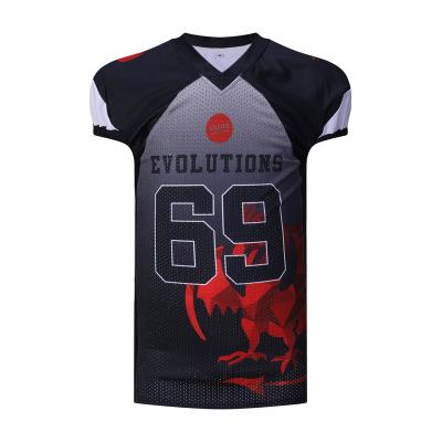 China New Style Breathable Breathable Sublimation Printing Customized Designs Sportswear American Football Wear for sale