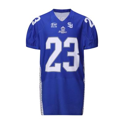 China Super champions men's futbol uniform sublimado americano breathable american football uniform for sale