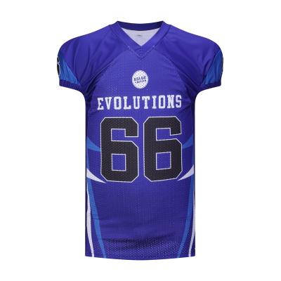 China 100% Customized Polyester Practice Youth Digital Printed Breathable American Football Pro Wear for sale