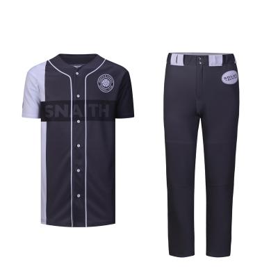 China Dblue 100% Polyester Fabric Quick Dry Custom Design Uniform High Quality American Logo Baseball Shirts & Pants Sportswear Team Wear Players Uniform for sale