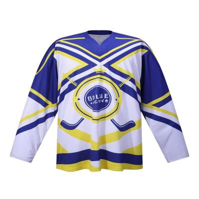 China Customs Officer Training Ice Hockey Quick Dry Breathable Tank Tops With Name Number Polyester Cloth Ice Hockey Tank Top Wear for sale