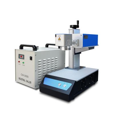 China 355 nanometer glass crystal quartz laser engraving machine water cooled spotting UV laser printer for glass plastic board for sale