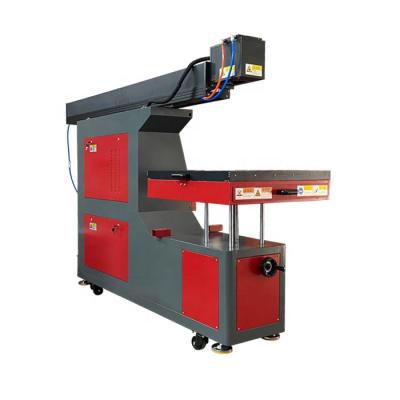 China Water-cooled woood paper engraving and cutting CO2 laser engraving plastic wood leather spotting machine for sale