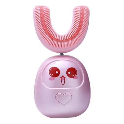 China 2-12 Years Old Hot Selling U Type Kids Electric Toothbrush Kids With Waterproof Good Quality for sale