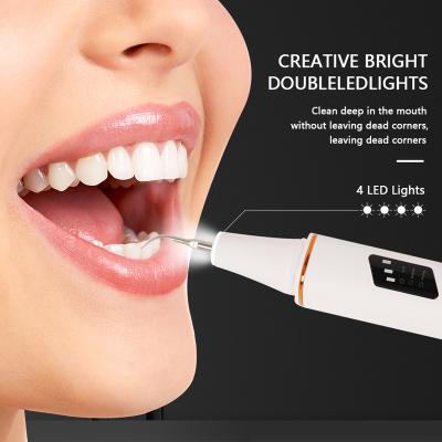 China Factory 3 in 1 Electric Dental Calculus Face Massage Plate Remover for Teeth Ultrasonic Tooth Remover Tartar Cleaning Tools Dental Calculus Remover T6 for sale