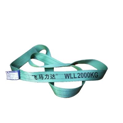 China Product Direct Wholesale 1T/2T/3T/4T/5T Polyester Webbing Soft Lifting Sling for sale