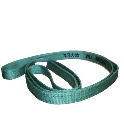 China Product Manufacturer Professional 100% Polyester Webbing Sling Soft Lifting Flat Material for sale