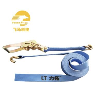 China Binding Goods Best Selling Heavy Duty Cargo Lashing Ratchet Tie Down Straps For Car Trailer Hitches for sale