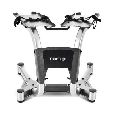 China New Valleymoon Modern Adjustable Dumbbell Set With Commercial Rack Gym Dumbbell Rack Accessories for sale