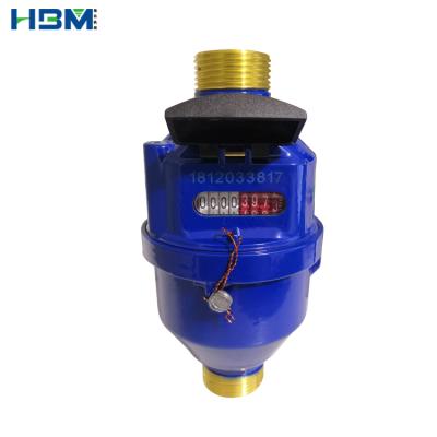 China High quality residential/commercial/industial volumetric water meter dn15mm brass material for sale