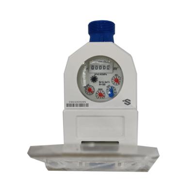 China Long Life Keypad Prepaid Water Meter Split Type White And Blue for sale