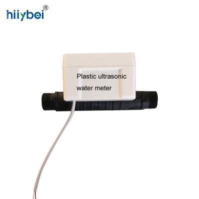 China Water Resource Management DN15-20mm Small Caliber Plastic Material Ultrasonic Water Meter for sale