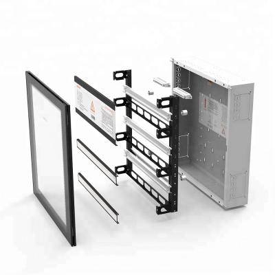 China Matech new design indoor end 56P 72P hing metal electrical panel for smart home breaker and module for sale