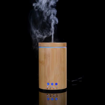 China 2017 Real Bamboo+PP+ABS Bamboo+PP+ABS Bamboo Aroma Diffuser 150ml Aroma Diffuser Humidifier Real for sale