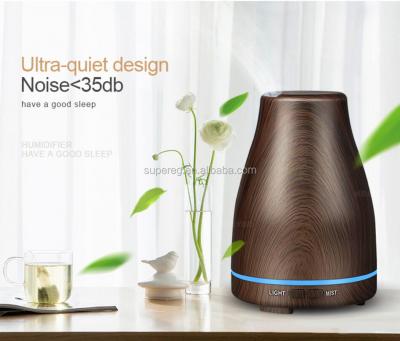 China Smell Comfortable Wooden Mini Ultrasonic Aroma Humidifier Electric Essential Oil Diffuser Fragrance Aroma Diffuser for sale