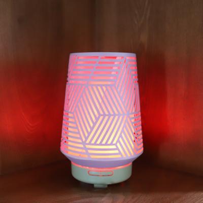 China Outdoor Home Office Mini Ultrasonic Aroma Diffuser Metal Iron Essential Oil Diffuser for sale