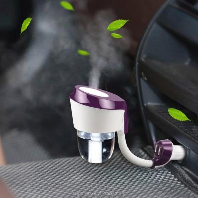 China Mini Eco-friendly Humidifier Car Air Purifier Aroma Essential Oil Diffuser Car Air and Aromatherapy for sale