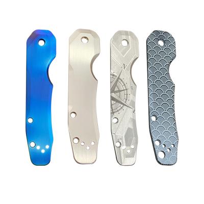 China Outdoor Equipment Hiking Metal SHIRT Camping Custom Knife Gauges For Spyderco Shirt for sale