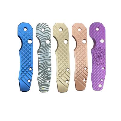 China Outdoor Gear Increasing Camping Aluminum Titanium Metal Custom Group of Ten Shirt Gauges Folding Knife EDC Gear for sale