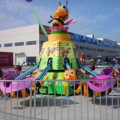 China 16P Metal Rotating Small Bees Flying Bees Self Control Amusement Park Flat Ride for sale