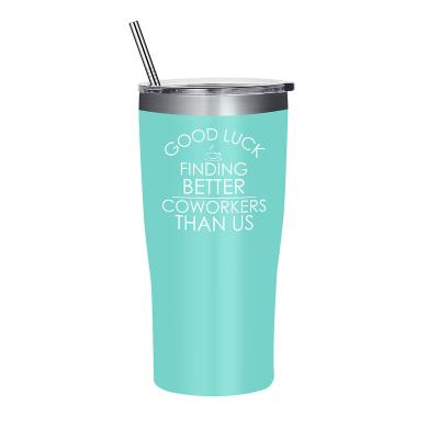 China Custom 20oz Sustainable Insulated Water Coffee Travel Tea Sublimation Tumblers Mugs With Lid for sale