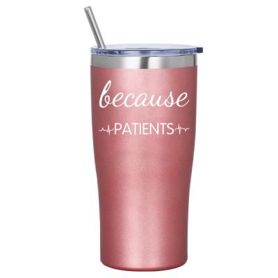 China New Viable Fashion Stainless Steel Sublimation Coffee Tumbler Cups With Lid And Straw for sale