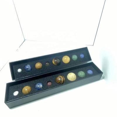 China Europe Wholesale Natural Healing Crystal Opens Eight Planets Gift Box Home Decoration for sale